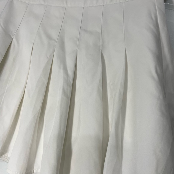 SHEIN White Skater Skirt Size Small CB-AM - Picture 3 of 4